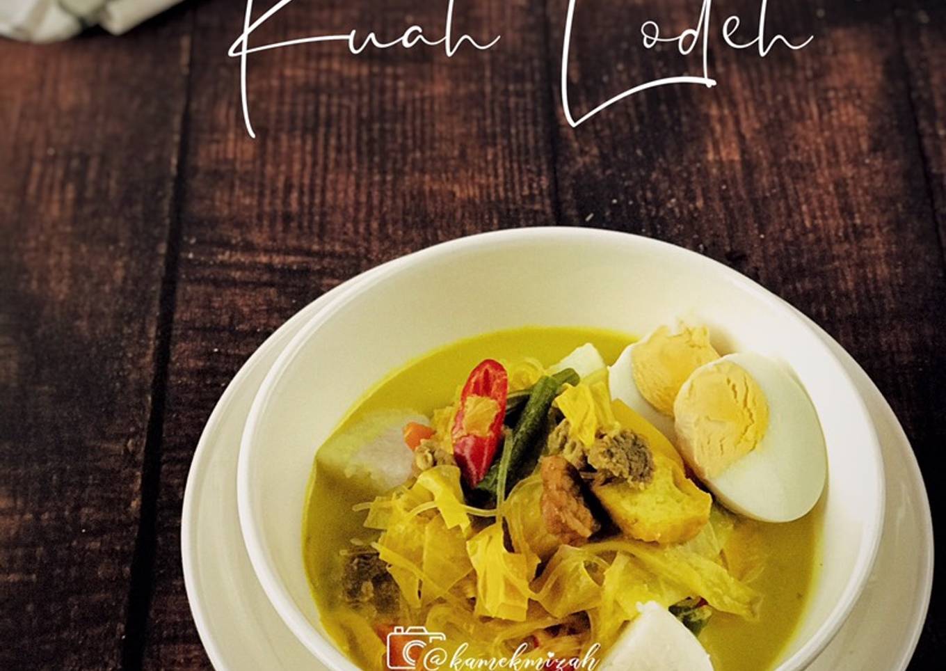 Resepi Lontong Nasi Impit Kuah Lodeh Daging Yang Sempurna Dan Ringkas