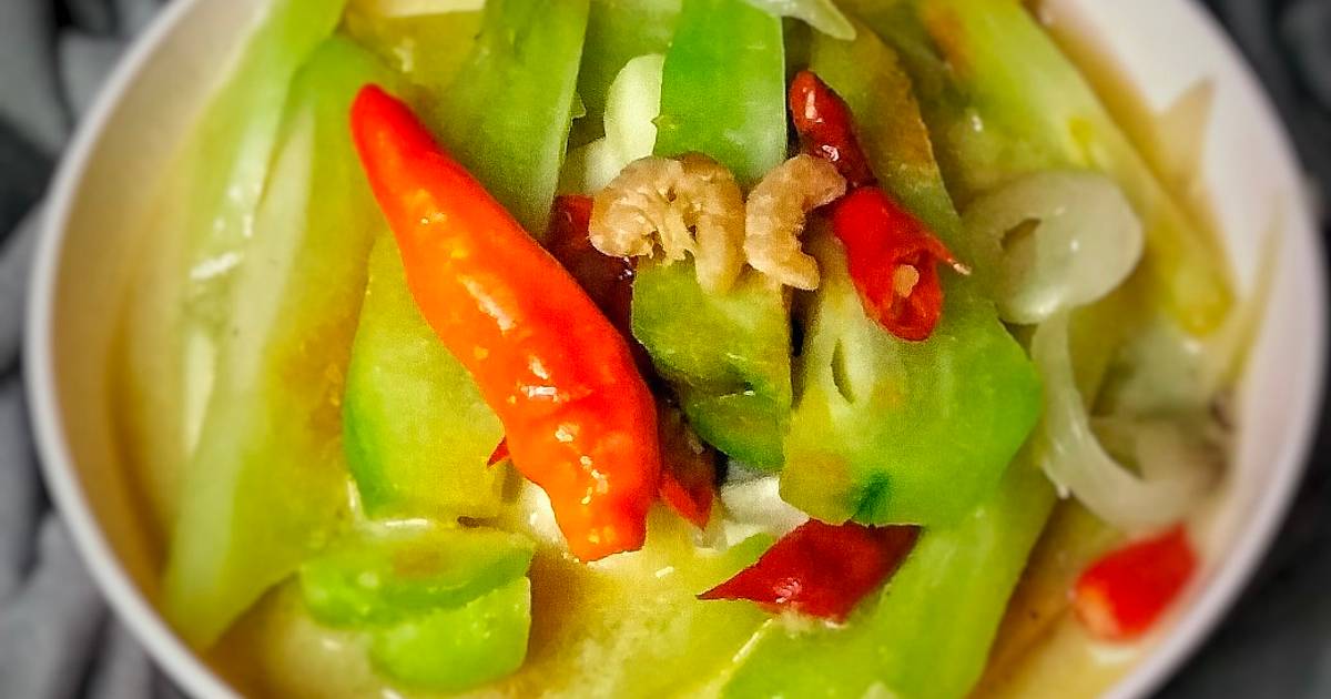 Resep Labu Siam Manisa Tumis Ebi Oleh Fey Pawonmungil Cookpad