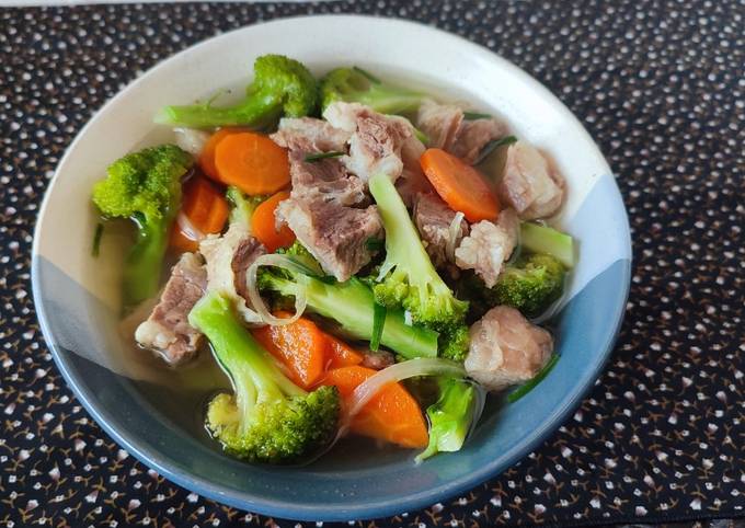 Resep Sup Daging Brokoli Oleh Bunda TitanQue Cookpad