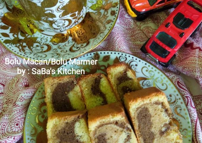 Resep Bolu Macan Bolu Marmer Irit Telur Oleh Saba S Kitchen Cookpad