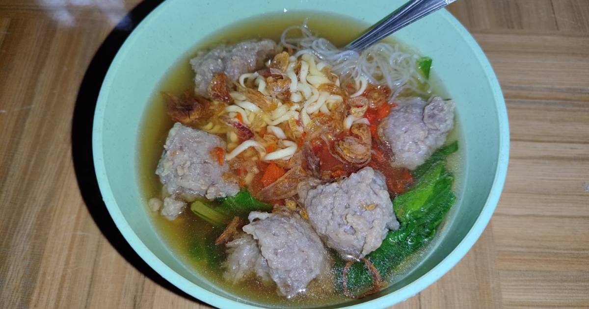 Resep Bakso Sapi Homemade Oleh Dawian S Kitchen Cookpad