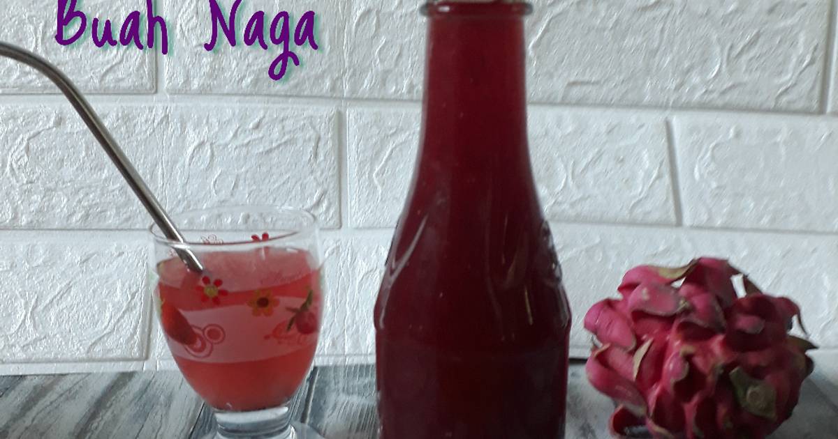 Resep Sirup Buah Dan Kulit Buah Naga Oleh Dapur Nabhit Cookpad