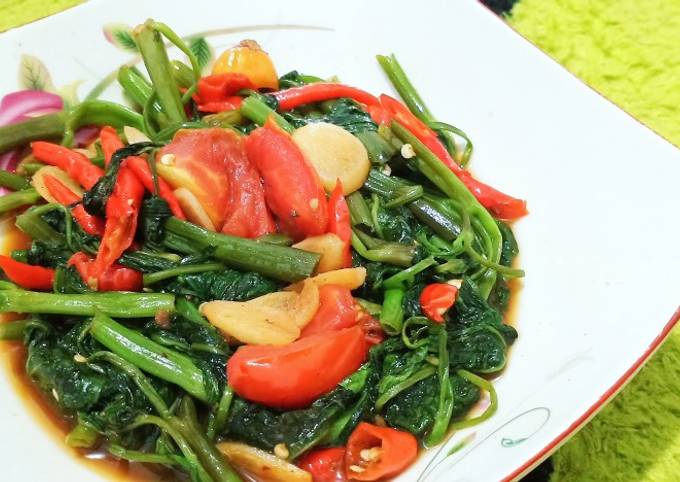 Resep Tumis Kangkung Belacan Tumis Kangkung Terasi Cah Kangkung