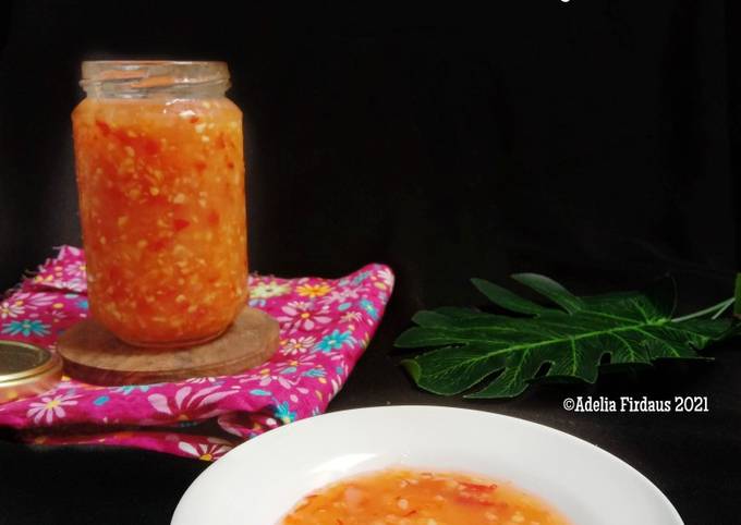 Resep Nam Jim Gai Thai Sweet Chili Sause Sambal Bangkok Oleh Adelia