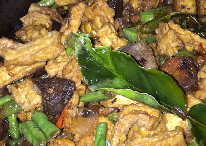 Resep Oseng Tempe Tahu Ampela Ati Kacang Panjang Pedas Manis Oleh L