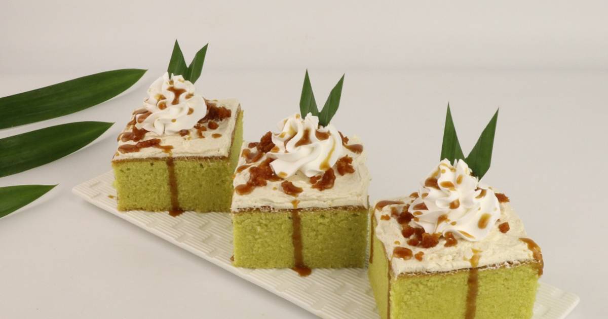 Resep Cake Pandan Malaka Gluten Free Oleh Boladeli Id Cookpad