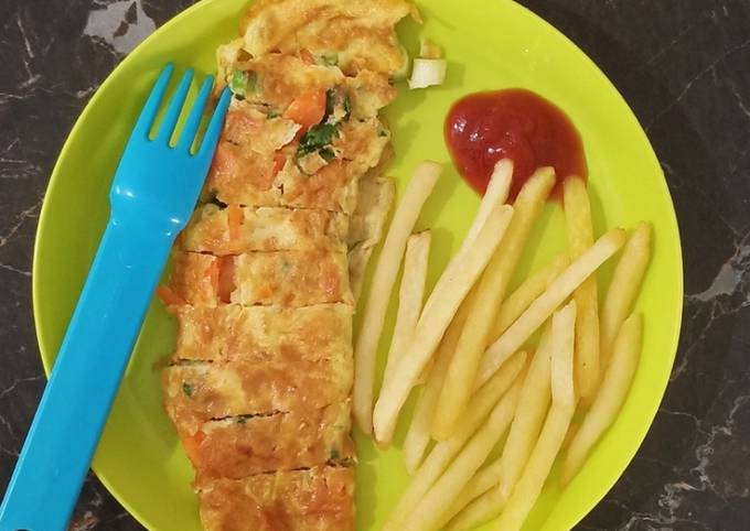 Resep Omelet Ala Hotel Oleh Thati Cookpad