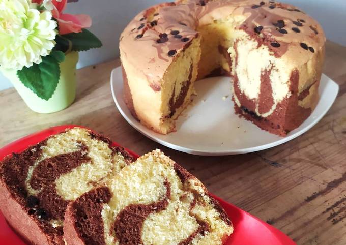 Resep Marble Cake Ala Pak Sahak Oleh Ekha Syafitri Cookpad