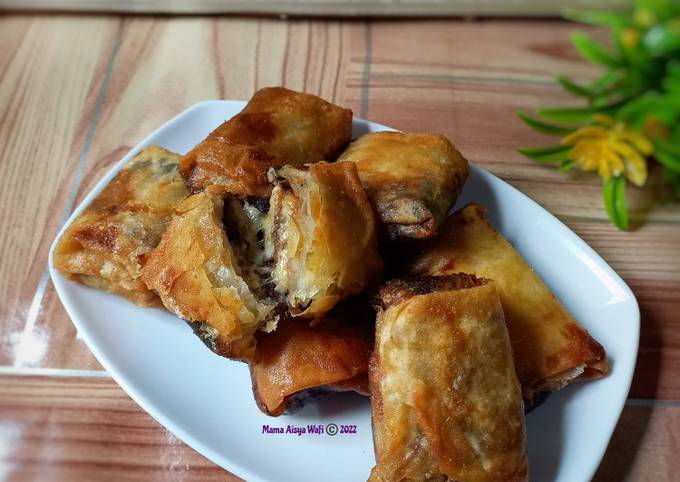 Resep Lumpia Pisang Coklat Oleh Mama Aisya Wafi Cookpad