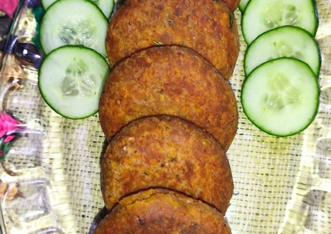 Shallow Fry Tandoori Chicken Kabab Recipe By Bushra Mazhar Cookpad