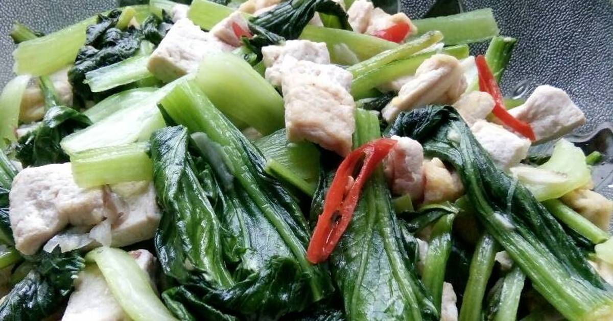 Resep Cah Caisim Dg Tahu Oleh DiannaFoodDiary Cookpad