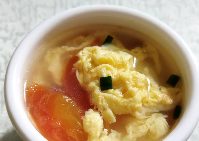 Resep Tan Hua Tang Sup Tomat Telur Oleh Neti Yuliasari Cookpad