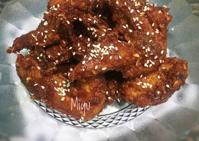 Resep Fire Chicken Wings Oleh Miyu Cookpad