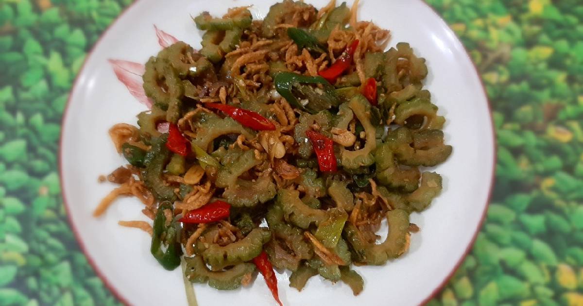 Resep Tumis Pare Teri Tempe Tidak Pahit Enak Dan Mudah Cookpad