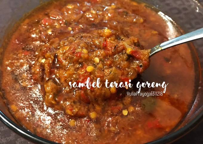 Resep Sambel Terasi Goreng Oleh Yulia Prayoga Cookpad