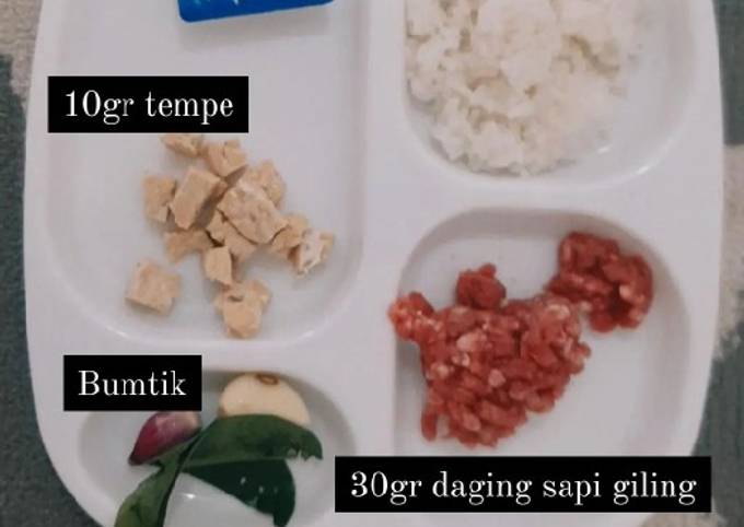 Resep Bubur Daging Sapi Tempe Favorite Mpasi Day Oleh Yols Kitchen