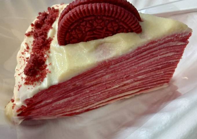 Resep Mille Crepes Red Velvet Viral Oleh Inda Linggawati Cookpad