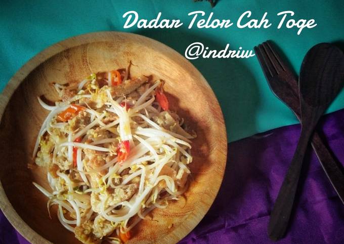 Resep Dadar Telor Cah Toge Oleh Windriayu Cookpad