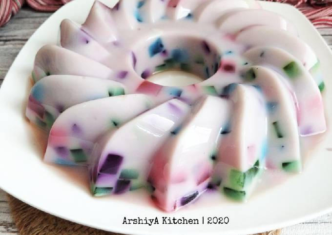 Resep Puding Mozaik Oleh Arshiya Kitchen Cookpad