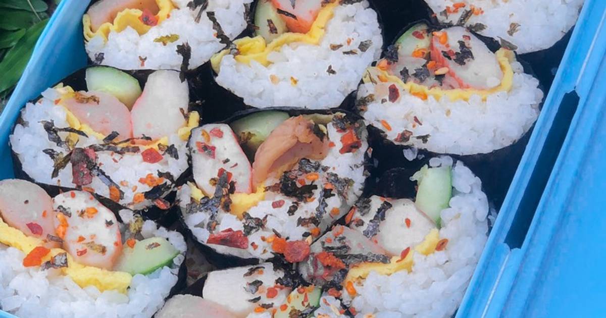 Resep Kimbap Simple Nasi Gulung Korea Oleh Oyuri Cookpad