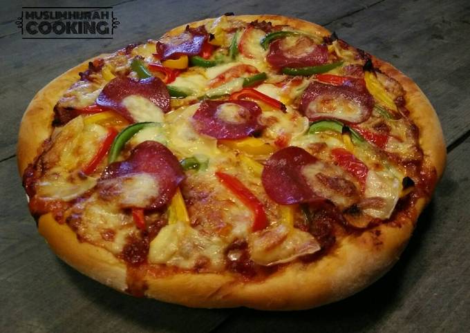 Resep Italian Pizza Oleh Muslim Hijrah Cookpad