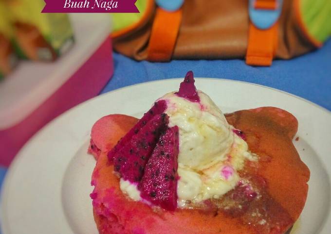 Resep Pancake Buah Naga Kamismanis Oleh Pawon Mommy Najam Cookpad