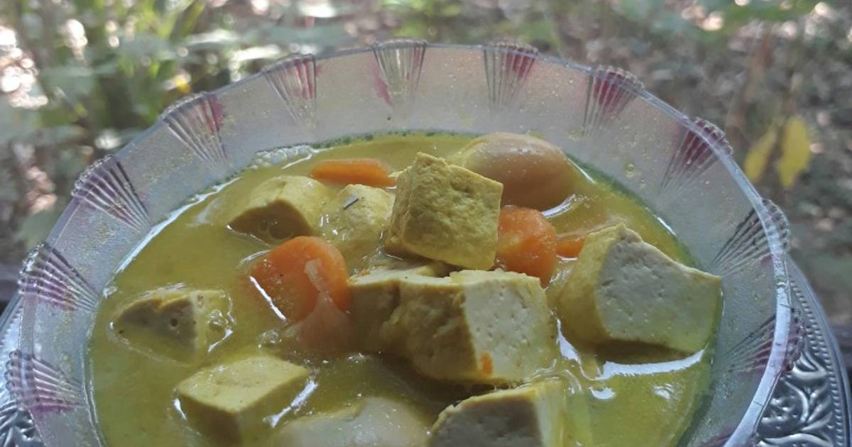 Resep Sayur Kuning Tahu Telur Puyuh MPASI 1y Oleh Widi Tri Estuti