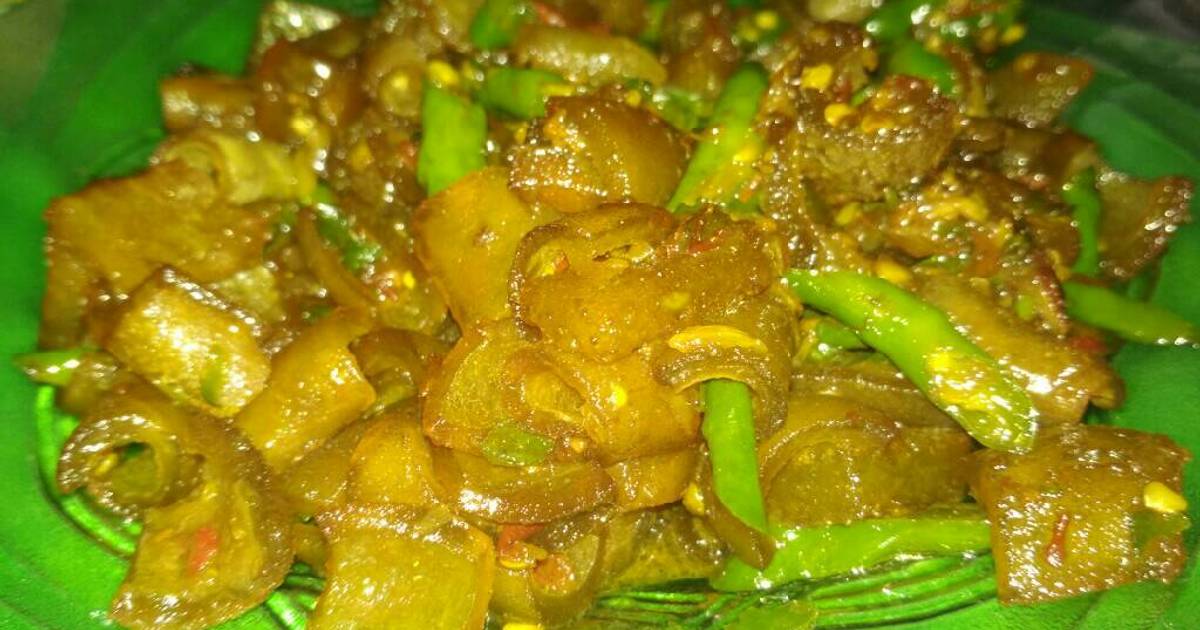 Resep Oseng Kikil Pedas Cabai Ijo Bumbu Simpel Dan Tanpa Msg Oleh