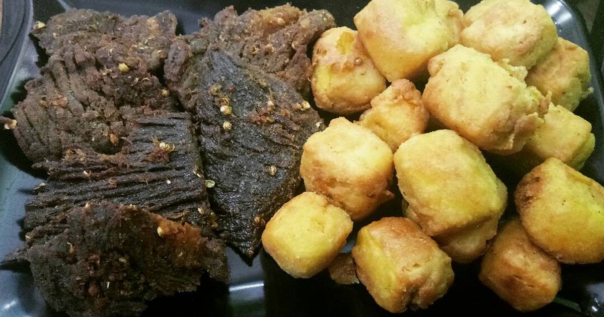 Resep Daging Goreng Dan Tahu Kriuk Oleh Gustia Bunda Volend Voland