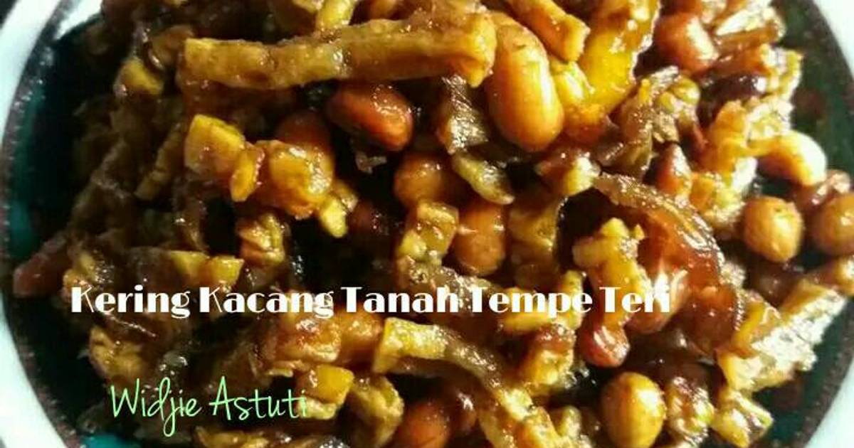 Resep Kering Kacang Tanah Tempe Teri Oleh Widjie Astuti Cookpad