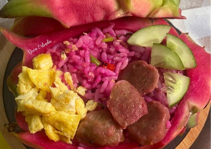 Resep Nasi Goreng Buah Naga Oleh Agustina Erlinda Cookpad