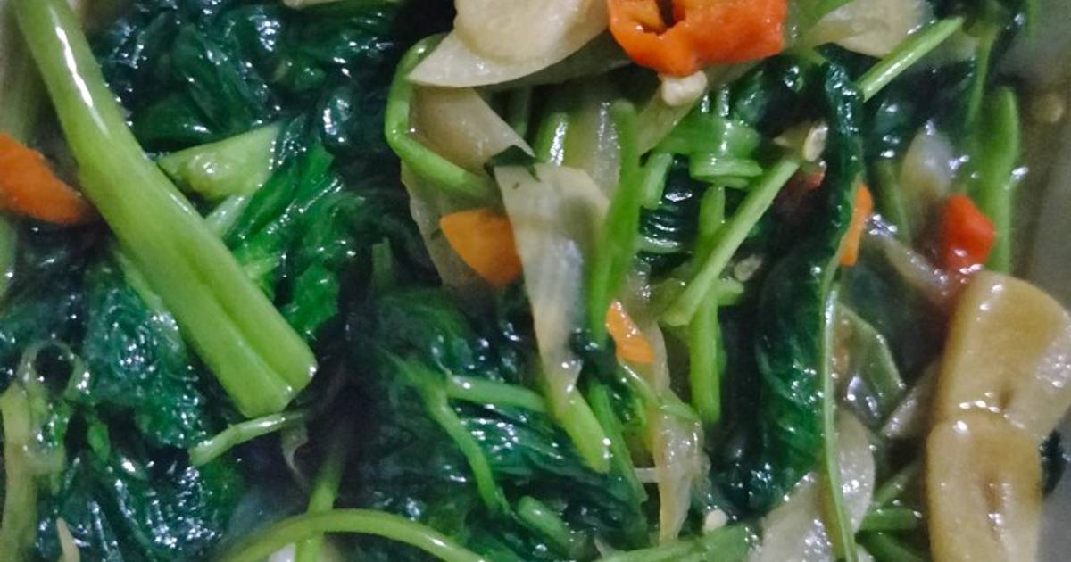 Resep Oseng Kangkung Super Lezat Pedas Manis Dan Gurih Oleh Bela