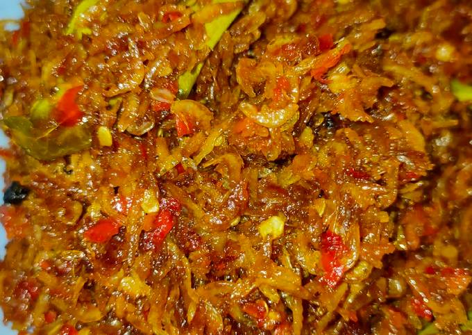 Resep Sambal Goreng Udang Rebon Oleh Nonie Handaya Cookpad