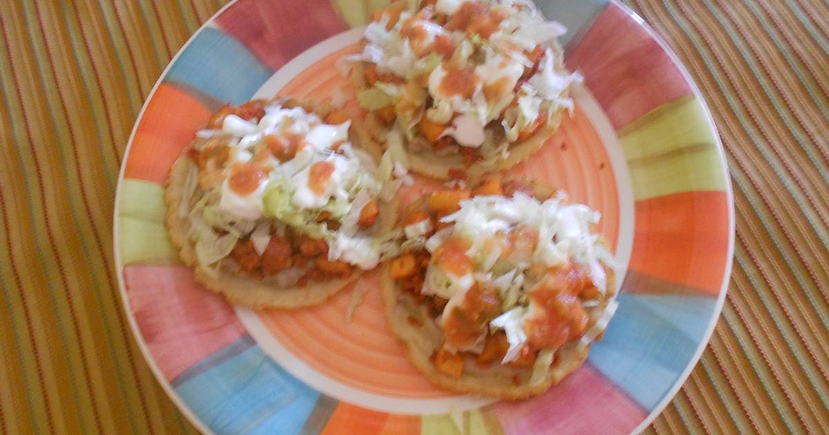 Sopes De Chorizo Con Papas Receta De VERONICA VICTORIO Cookpad