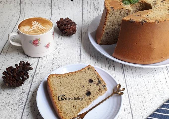 Resep Chiffon Cake Kopi Oreo Oleh Mama Fathan Cookpad