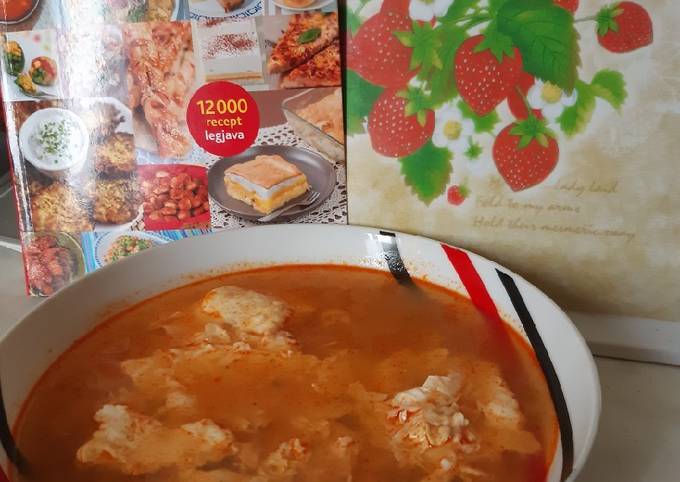 Tojásleves Istvánné Vaskó receptje Cookpad receptek