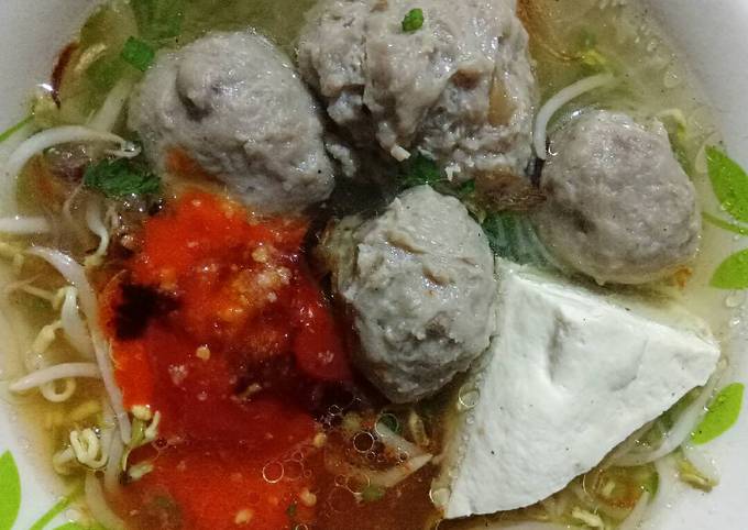 Resep Bakso Sapi Homemade Oleh Firstia Kitchen Cookpad