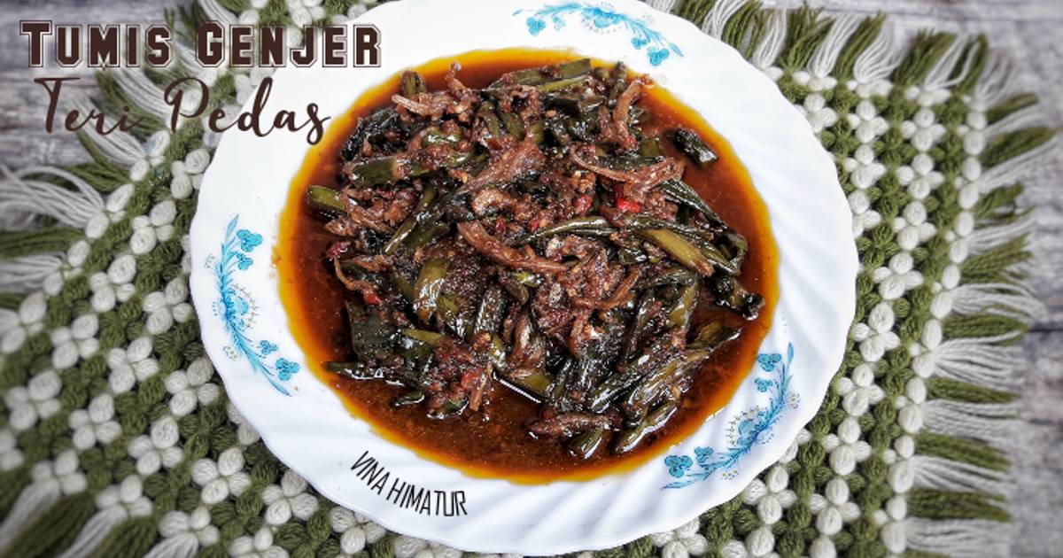 Resep Tumis Genjer Dan Teri Pedas Oleh Vina Himatur Cookpad