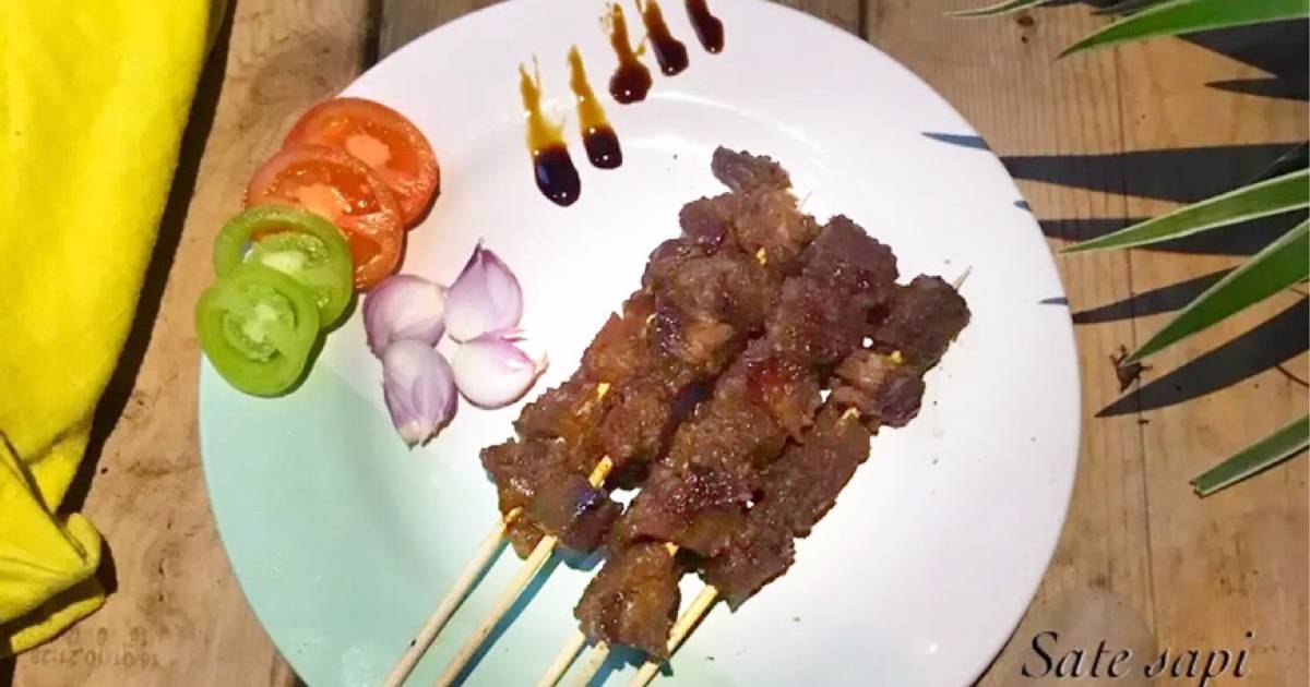 Resep Sate Daging Sapi Versi Sate Keong Dapoer Angkring Oleh Anif