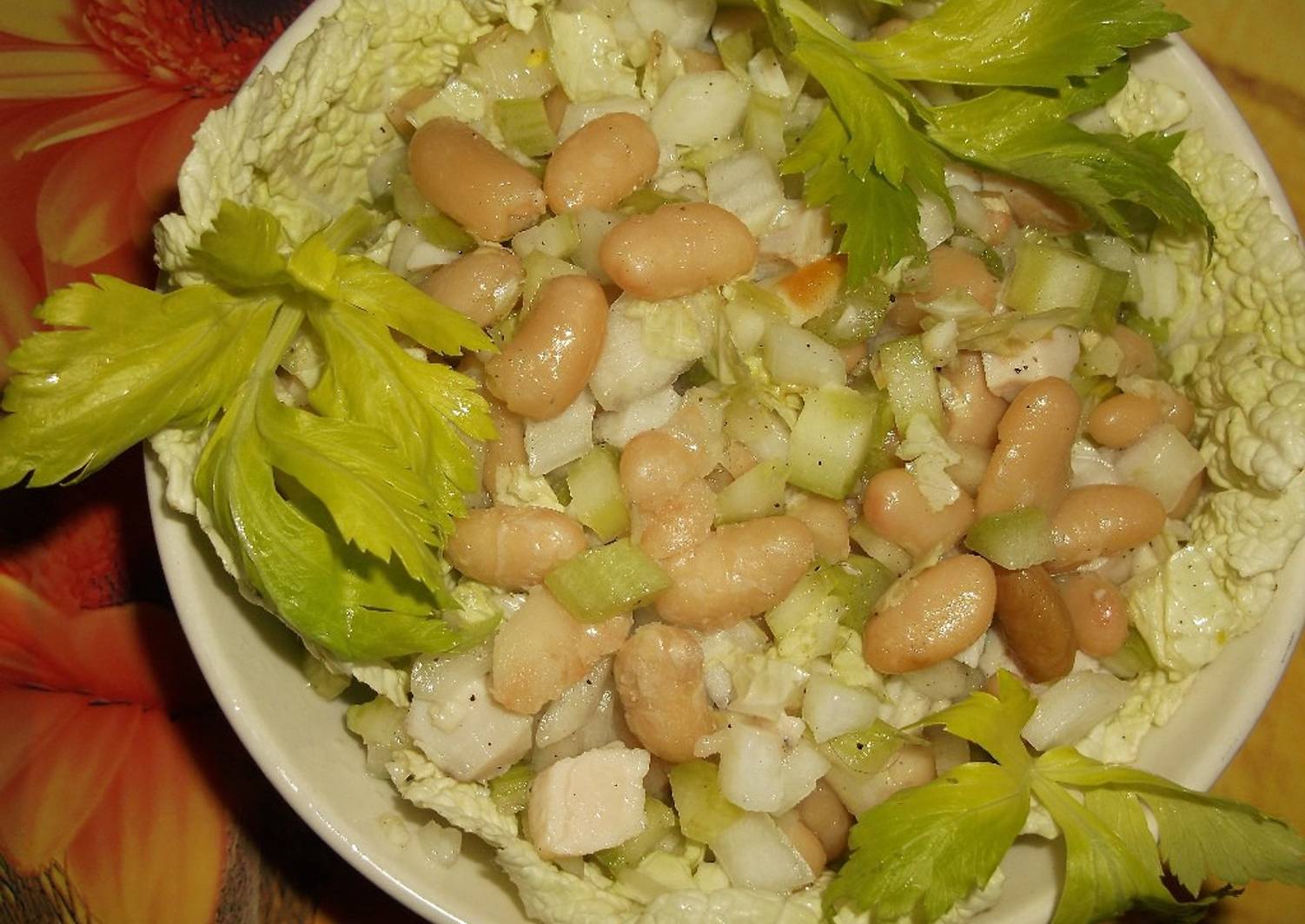 Салат с отварной фасолью рецепты с фото простые и вкусные