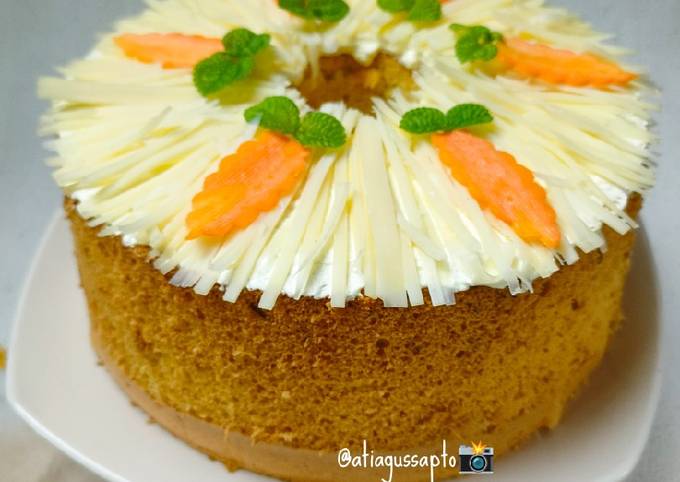 Resep Carrotchiffon Cake Oleh Ati Agus Sapto Mom S Firza Cookpad