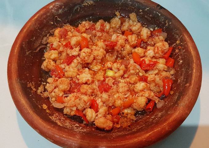 Resep Sambal Gami Udang Sambel Gami Khas Kota Bontang Oleh Kiki Rizqi