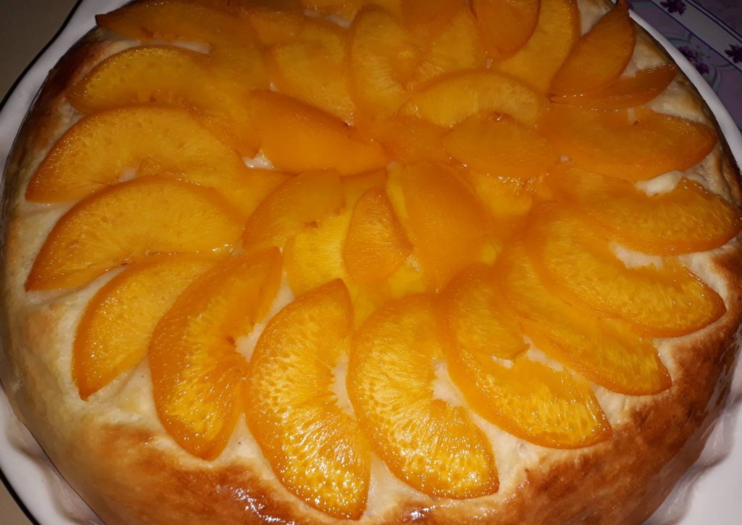 Персиковый пирог