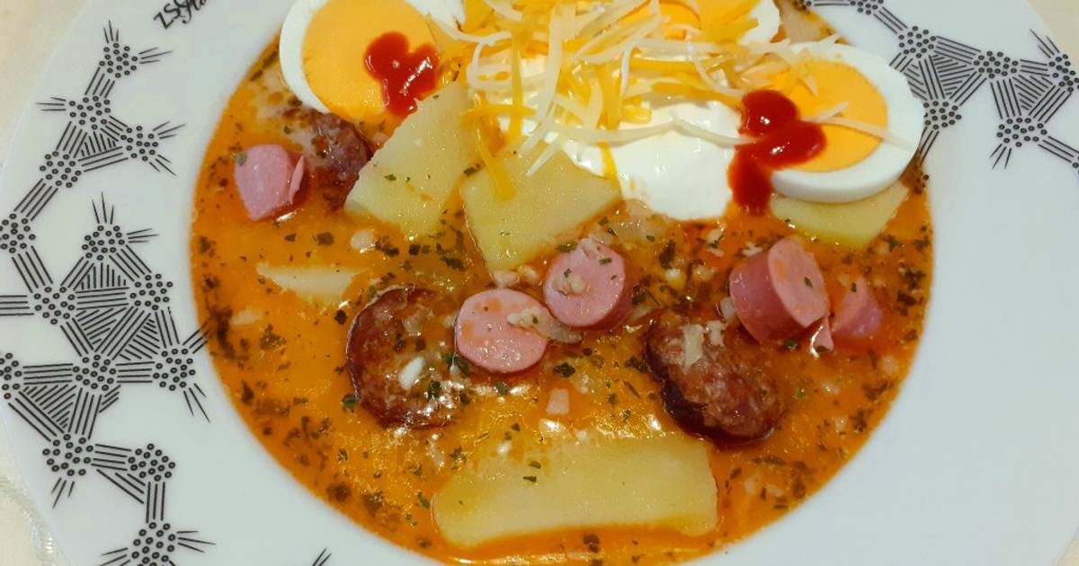 Rakott Krumpli Leves Kalicz D Ra M Nika Receptje Cookpad Receptek