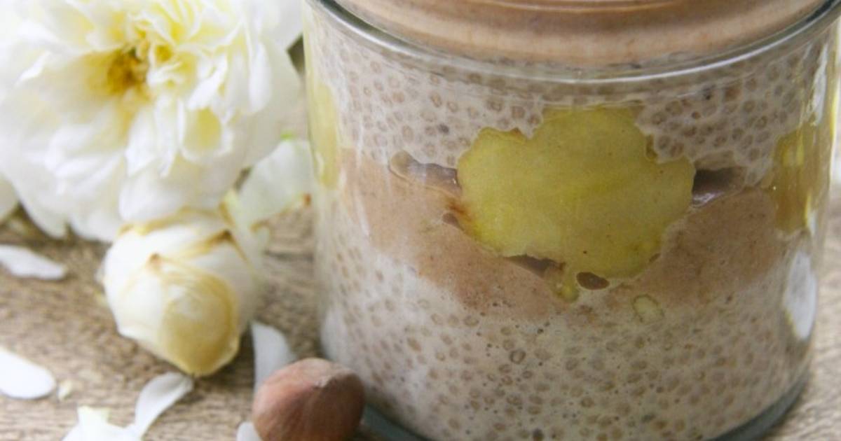 Chia Pudding Aux Pommes Et Caramel De Dattes Au Lucuma De Dans La