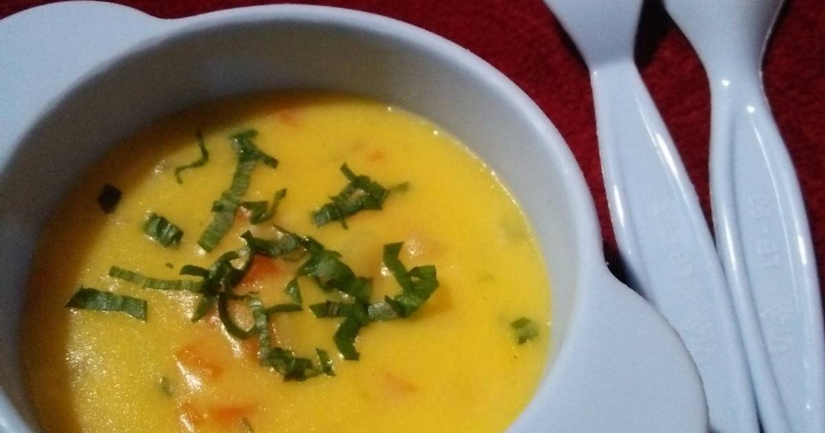 Resep Soup Cream Jagung Wortel MPASI 15m Oleh Andini Cookpad