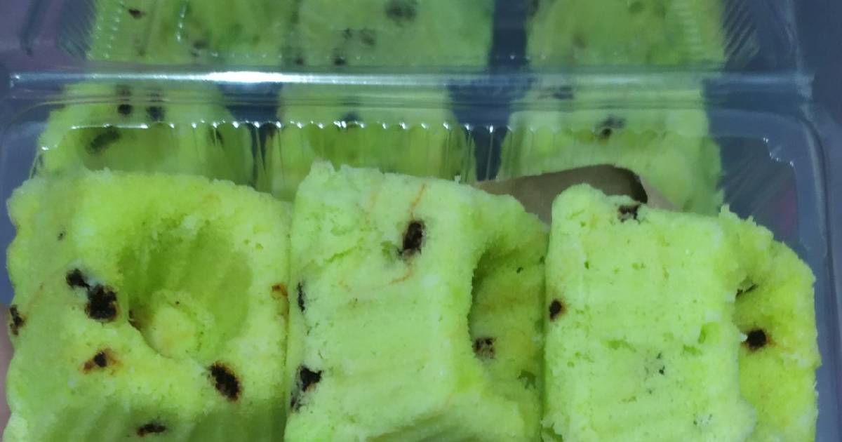 Resep Bolu Pandan Kukus Meses Oleh Tri Mar Ah Al Kitchen Cookpad