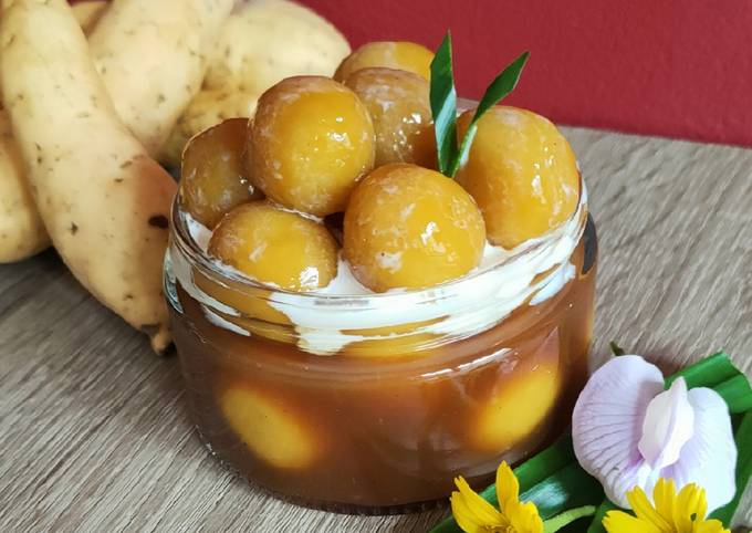 Resep Candil Cenil Ubi Kuning Batu Salak Oleh Hime Quin Kitchen