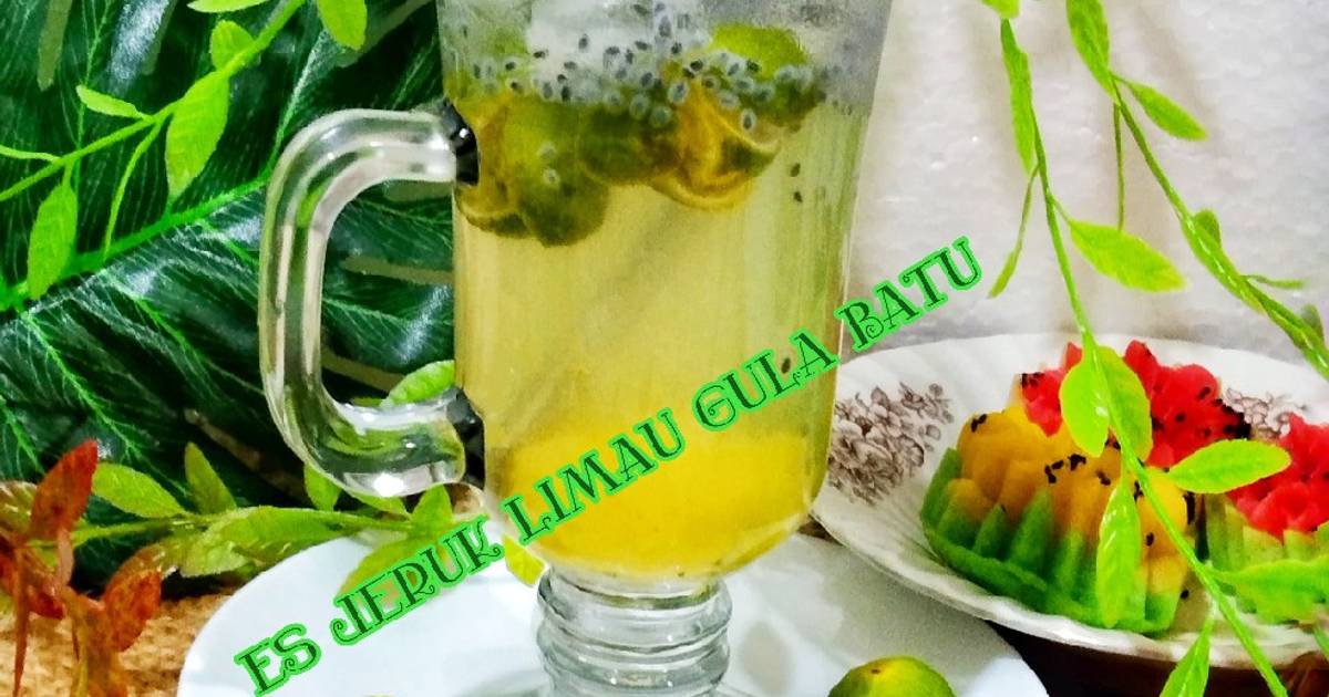 Resep Es Jeruk Limau Gula Batu Oleh Lanjarsih Mama Fifian