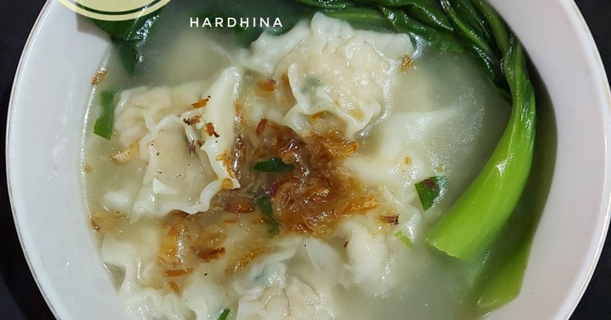 Resep Wonton Soup Pangsit Rebus Oleh Hardhina Sedya Cookpad